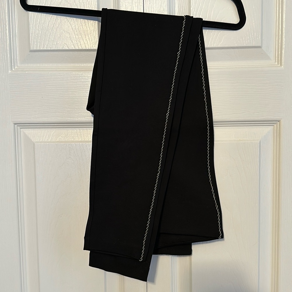 Zara dress pants with crystals on side - looks brand new